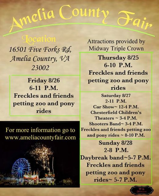 Amelia County Fair Anita L. Williamson