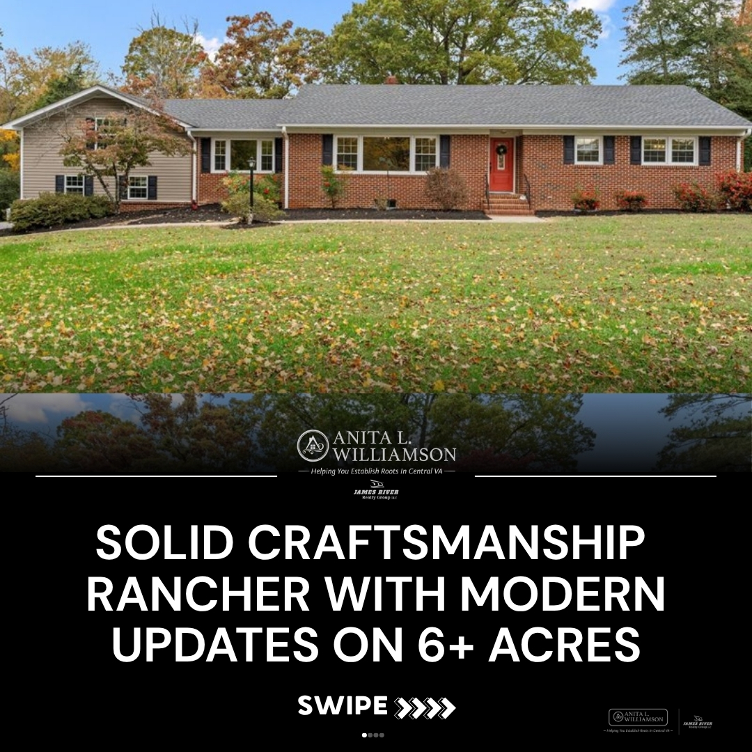 A Classic Brick Rancher with Modern Comfort on 6+ Acres - Anita L ...